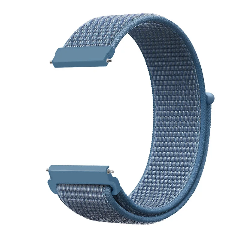 Cap Code Blue 20 мм 22 мм часы нейлоновый ремешок для Huami Amazfit BipSport петля ремешок для Huami Amazfit GtR 47 мм 42 мм ремешок/Stratos/Pace - Цвет ремешка: Cap Code Blue