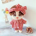 20 см кукольная одежда, мультяшная Милая летняя Пижама, повязка на голову, костюмы, куклы, аксессуары для корейских Kpop, кукол EXO idol, подарок, игрушки сделай сам