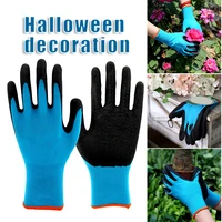 portable gardening gloves multipurpose elastic waterproof gloves breathable work gloves for garden courtyard construction