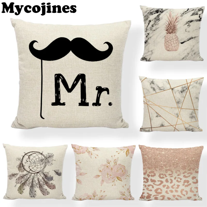 Новый скандинавский чехол с золотым эндододондом мечта Чейз Валентина Подушка