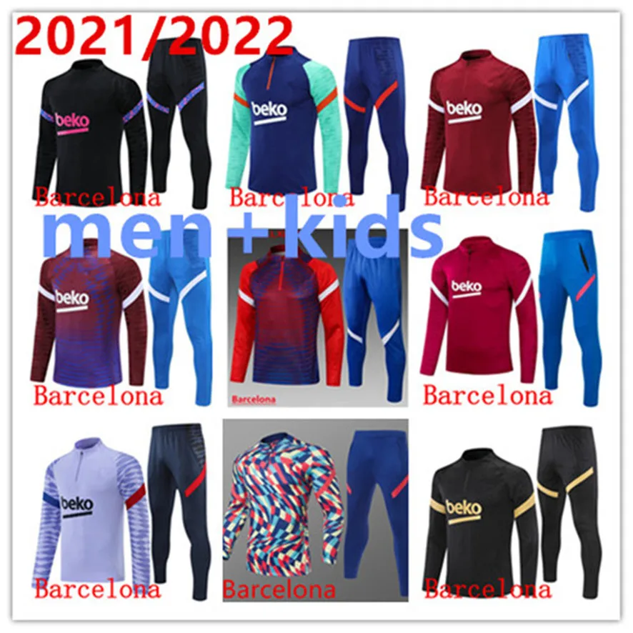 

21/22 TRACKSUIT sports jacket suit PIQUEER men AND KIDS half zipper football 2021 2022 training suit winter sportswear jersey