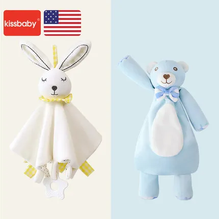 Новые Мягкие Полотенца детские игрушки успокоить спальный животных одеяльце