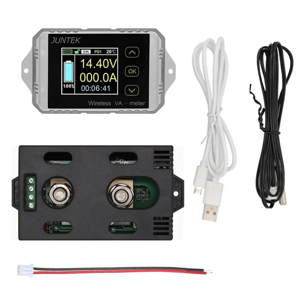 Va4300 400V 300A LCD Цифровой Беспроводной DC напряжение тока VA метр автомобильный
