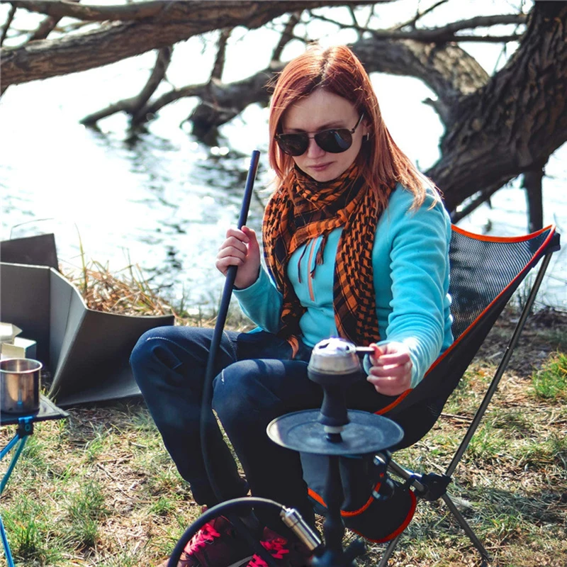 저렴한 여행 초경량 접이식 의자 야외 휴대용 캠핑 의자 낚시 바베큐 비치 베어링 130KG 및 T8, 스토리지 가방 포함