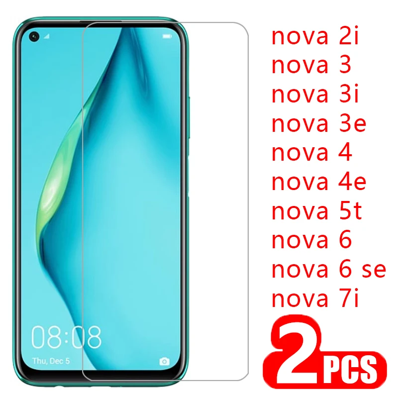 Чехол для huawei nova 7i 6 se 5t 4 4e 3 3i 3e 2i защитное покрытие экрана из закаленного стекла на