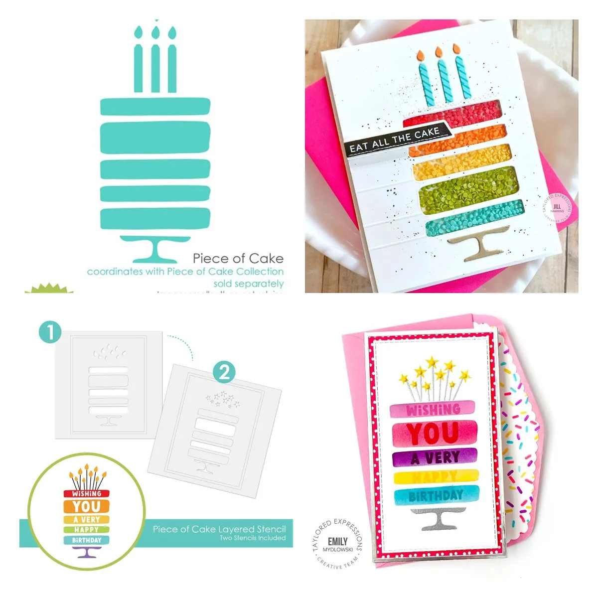 

Piece of Cake Cutting Dies Stencil Scrapbook Diary Decoration Stencil Embossing Template DIY Greeting Card Handmade New for 2021
