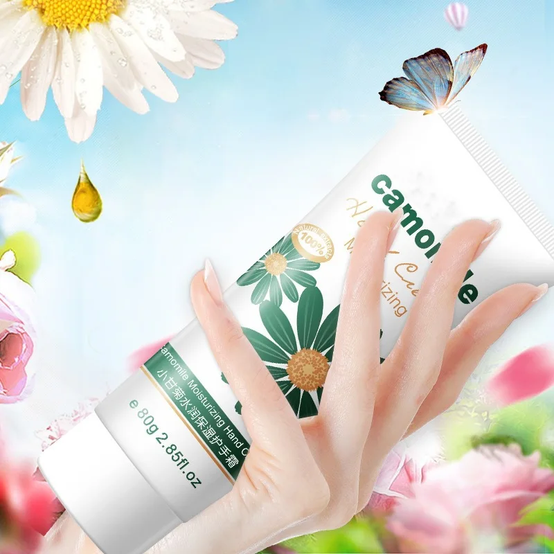 

Small Chamomile Hand Cream Moisturizing Moisturizing Hand Care Hand and Foot Cream Plant Floral Moisturizing Hand Cream Skincare