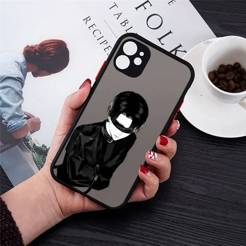 

Attack on titan Phone Case For iPhone 12 11 Mini Pro XR XS Max 7 8 Plus X Matte transparent Back Cover