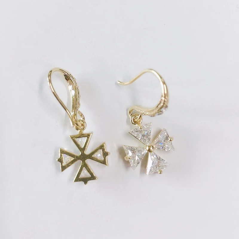 

Kharisma Shiny woman earrings alloy girl elegant gift party holiday simple jewelry personality ladies accessories