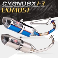 motorcycle exhaust silencer tube mid section adapter tube for yamaha bws 125 150 zuma125 cygnus x smax