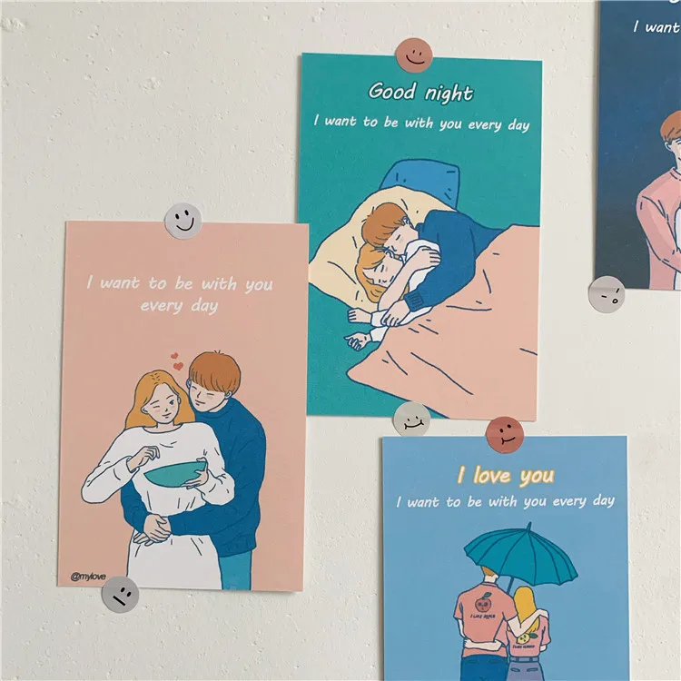 5 листов декоративная открытка для фотографий|Карты и Пачка карточек| |