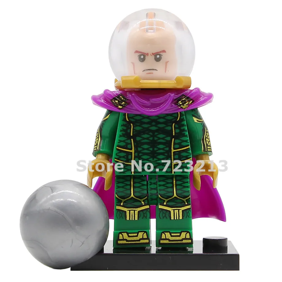 XP208 Человек-паук вдали от дома Мстители Michel Jones Mysterio Питер Паркер Человек-паук Железный человек строительные блоки игрушки для детей - Цвет: XP208