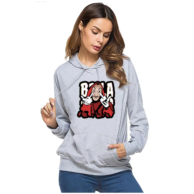 

New Money Heist Fashion Men's Hoodie Men's Multicolor Long Sleeve Men's Hooded Sweatshirt