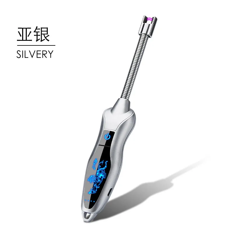Electronic Usb Charging Arc Lighter Plasma Eletronic Pulse Lighters Candles and Fireworks for BBQ Kitchen Lighter Pipe Smoke - Цвет: 10