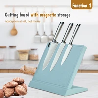 xyj knife storage stand practical magnetic holders knife contain storage holding kitchen plastic knife block
