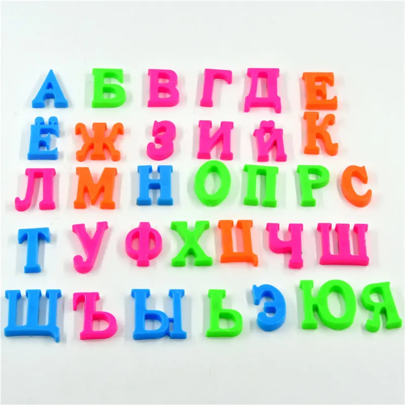 

Russian Alphabet Fridge Refrigerator Message Board Kids Magnetic Letters Children Educational & Learning Toys Magnets Alphabets