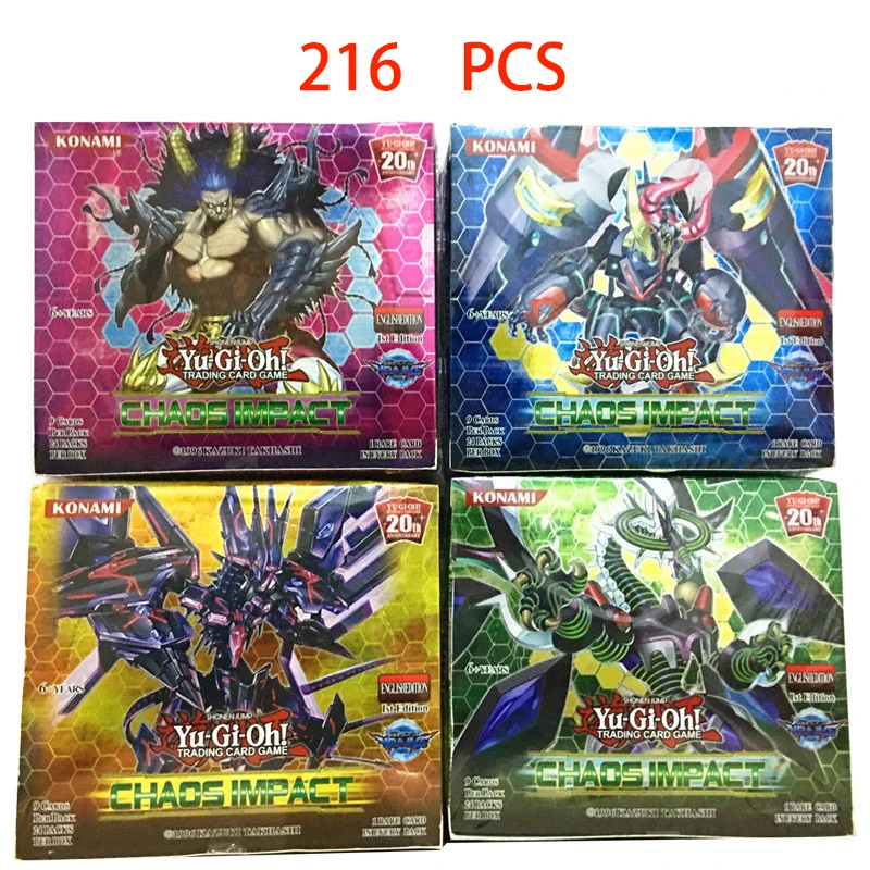 

216PCS/Set Yugioh Rare Flash Cards English Version Yu Gi Oh Game Paper Cards Kids Toys Girl Boy Collection Cards Christmas Gift