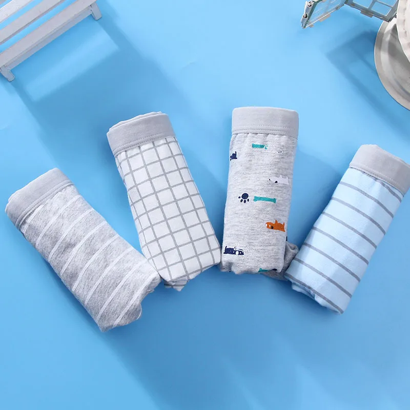 2 шт./Лот хлопковые трусы-боксеры для мальчиков 2-12 лет | Мать и ребенок