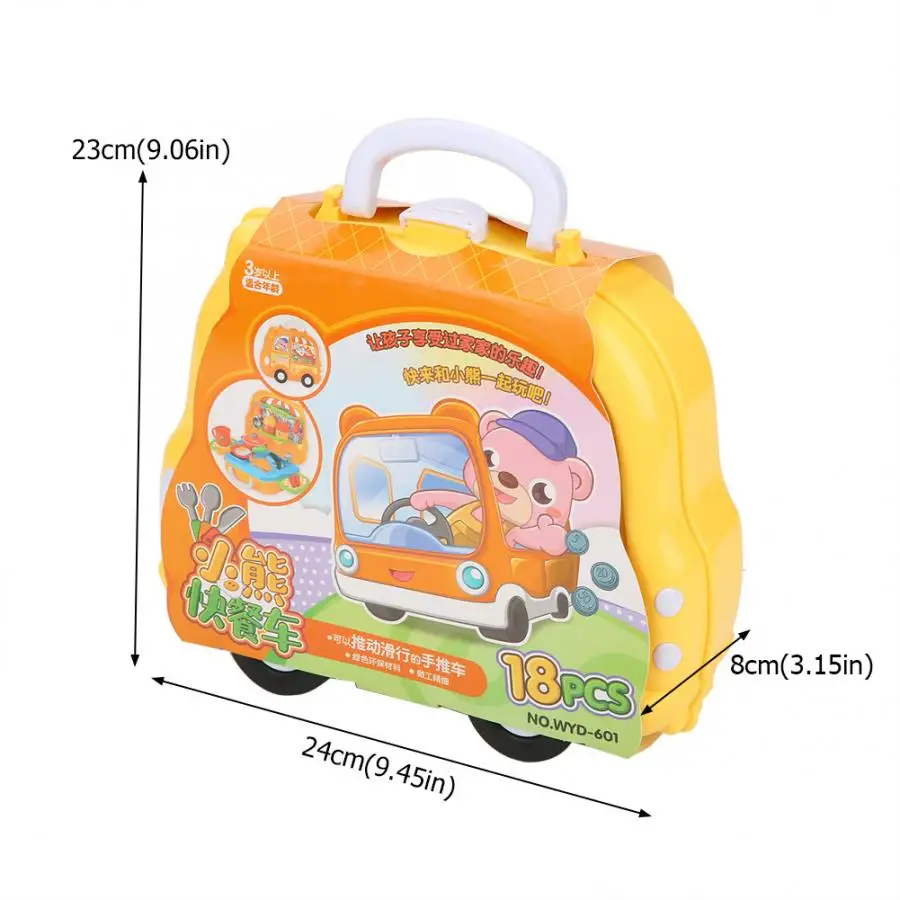6 видов детских игрушек детские чемоданы игрушки для путешествий и пикника
