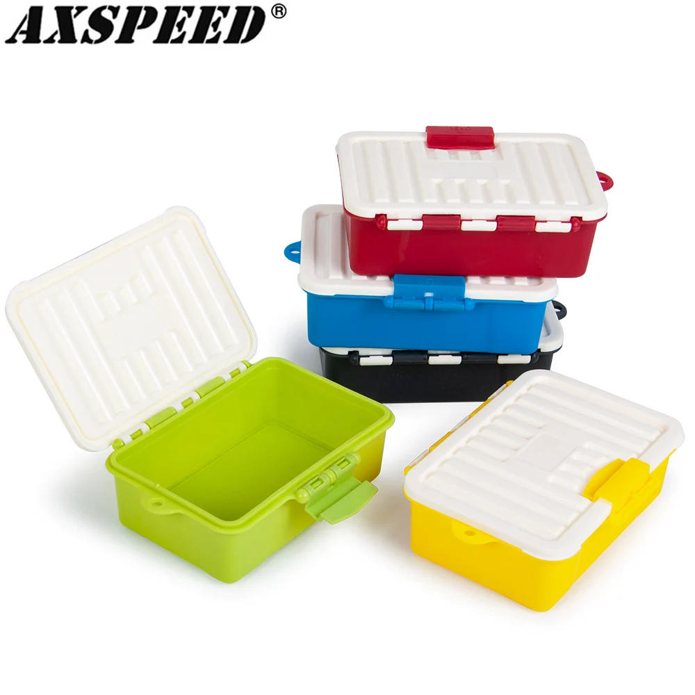 Пластиковый ящик для хранения AXSPEED 110x83x35 мм 1/10 Axial SCX10 TRX4 инструменты украшения
