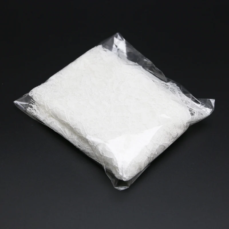 Кружевная ткань 3 м/лот 140 мм цвет белый черный аксессуары для одежды кружевной