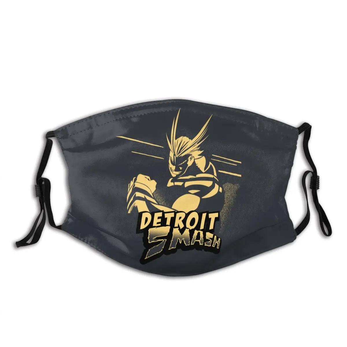My Hero academic All Might Detroit Smash неодноразовая маска для лица с фильтром пылезащитный