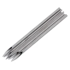 Одноразовые татуировки 12 г14 г16 г18 г20 г, иглы для пирсинга пупка, сосков, ушей, носа, губ, набор инструментов, 10 шт.