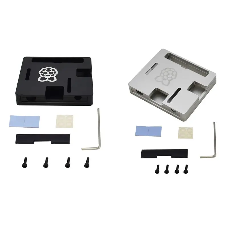 

Ultra-Thin Aluminum Cooling Case Metal Enclosure for Raspberry Pi Model 3A/A+