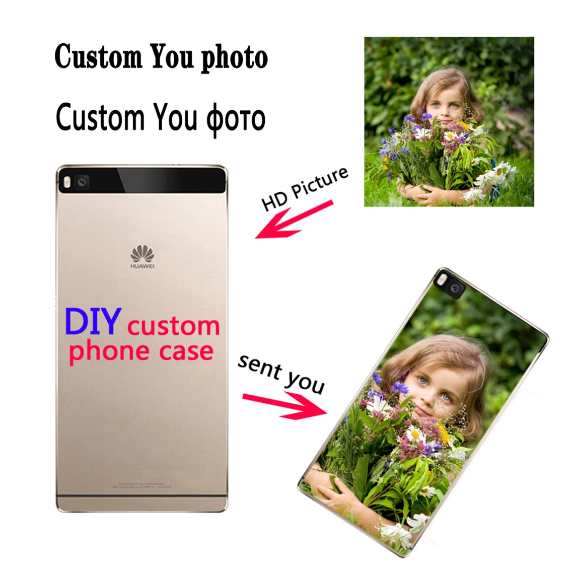 DREAMFOX индивидуальный DIY Мягкий ТПУ силиконовый чехол для huawei P8 P9 P10 P20 P30 Lite Pro 2017 |