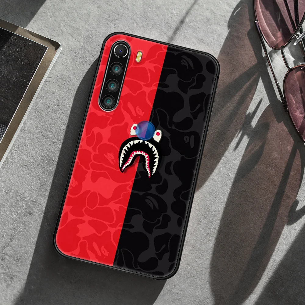 

Camouflage Pattern Camo bape Phone Case Cover Hull For XIAOMI Redmi 7 7a 8 8a 9 10X NOTE 6 7 7s 8 8t 9 9s Pro Max black Shell