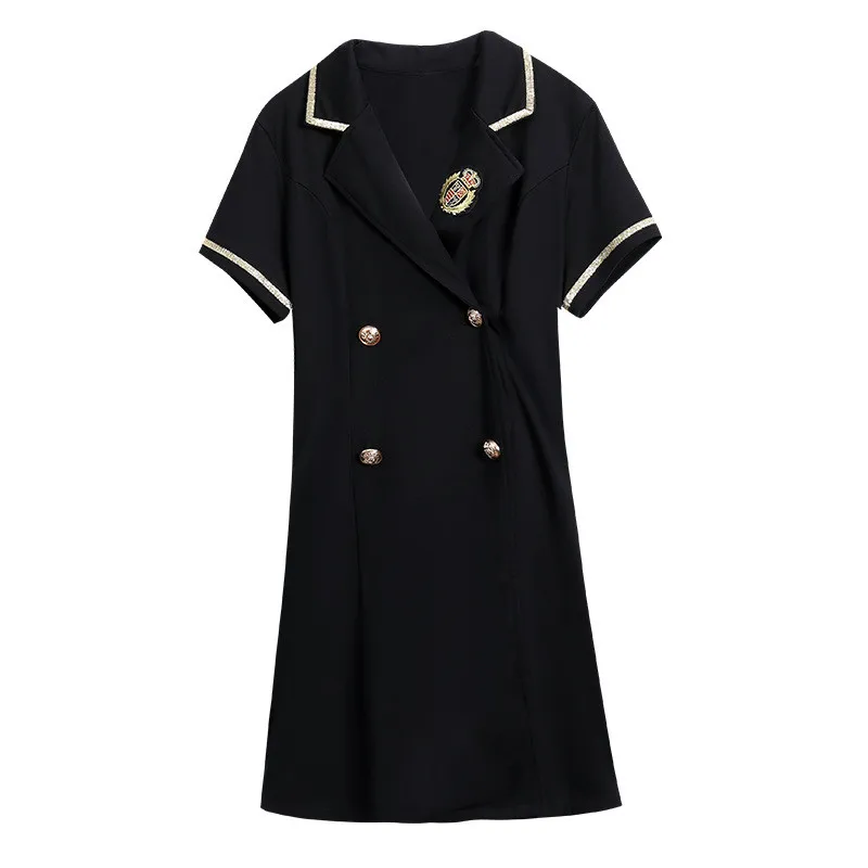 

summer new Korean version dress for women Slim short sleeve dress ladies fashion Office women's professional wear Formal wear