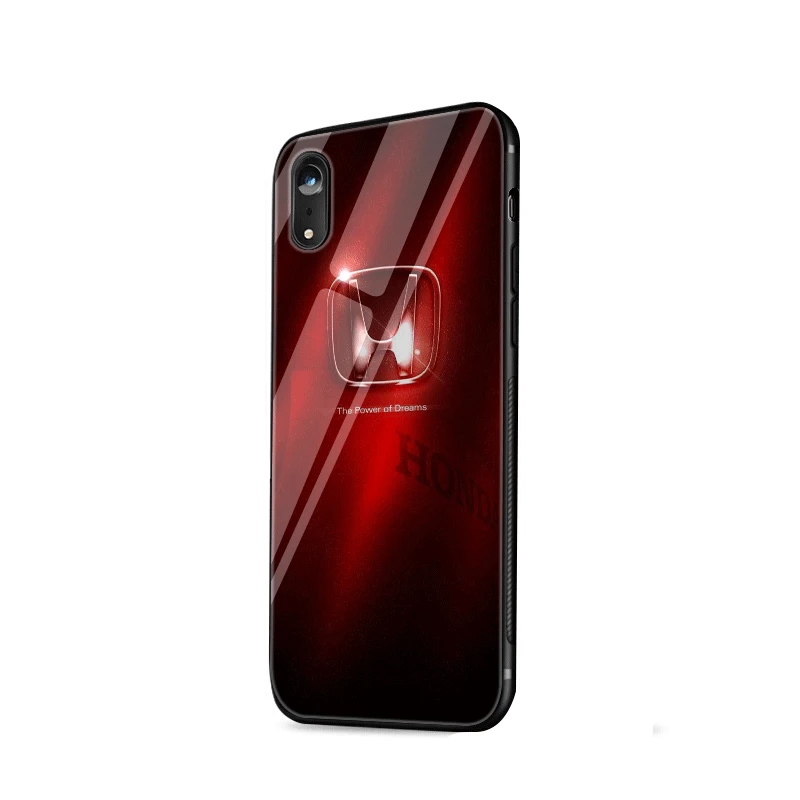 G12 Стеклянный чехол для телефона из ТПУ стекла для iPhone 5 5S SE 6 6S 7 8 Plus iPhone 11 Pro XR X XS максимальный чехол Honda - Цвет: G12
