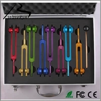 chakra 8 colored tuning fork sets free shipping