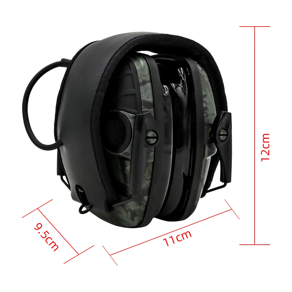 

Tactical electronic shooting headphones sight silicone ear muffs anti-noise sound amplification hunting noise reduction headset