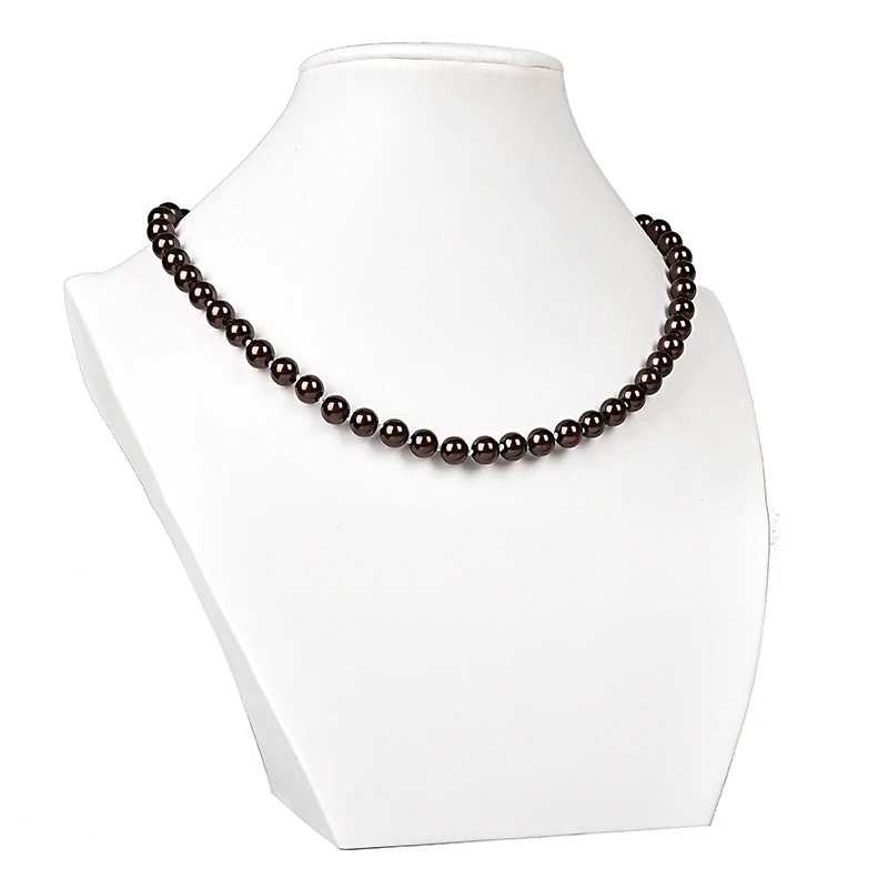 Лидер продаж ожерелье из синтетического жемчуга шоколадного цвета распродажа