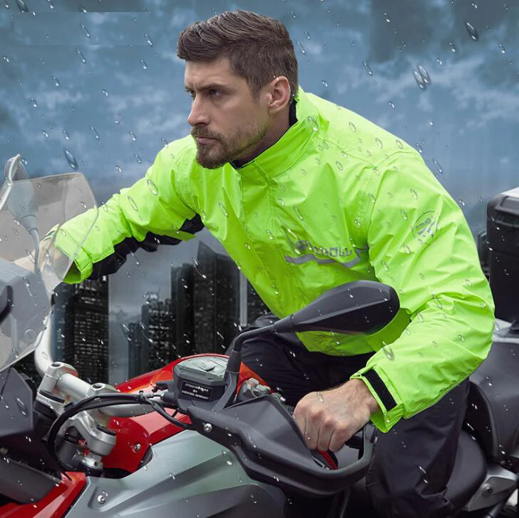 SINOLL водонепроницаемый дождевик и дождевые брюки пончо мотоциклетная дождевая