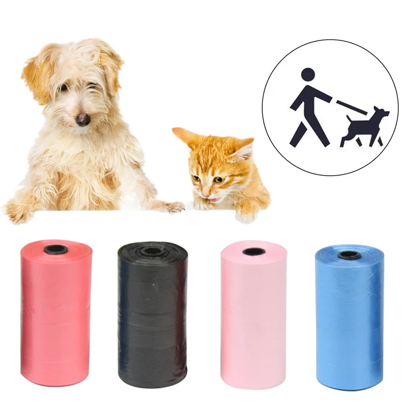 10 рулонов 150 шт Разлагаемый мешок для домашних животных переносные мешки