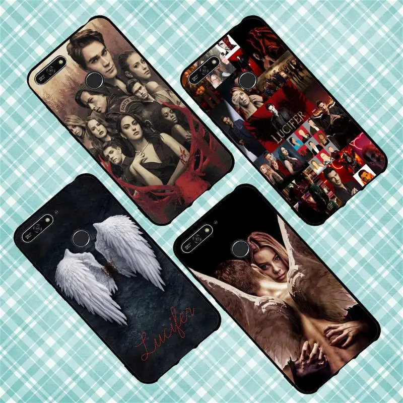 

Lucifer Devil Angel Phone Case For Huawei Honor 8 X 9 10 20 V 30 Pro 10 20 Lite 7A 9lite Fundas Case