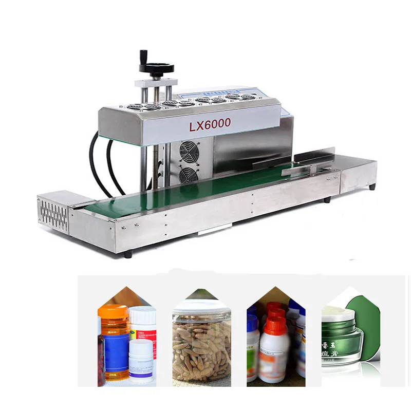 LX6000 Continuous electromagnetic induction sealing machine Automatic aluminum foil bottle oil drum Sealer | Бытовая техника
