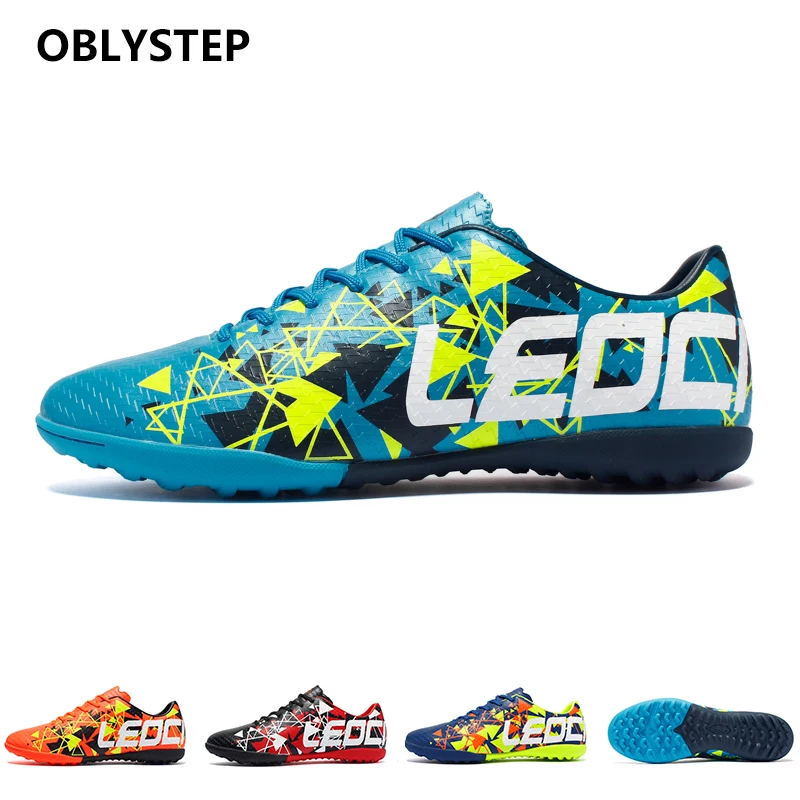 

OBLYSTEP size 33-44 men's football shoes, children's sports youth training shoes