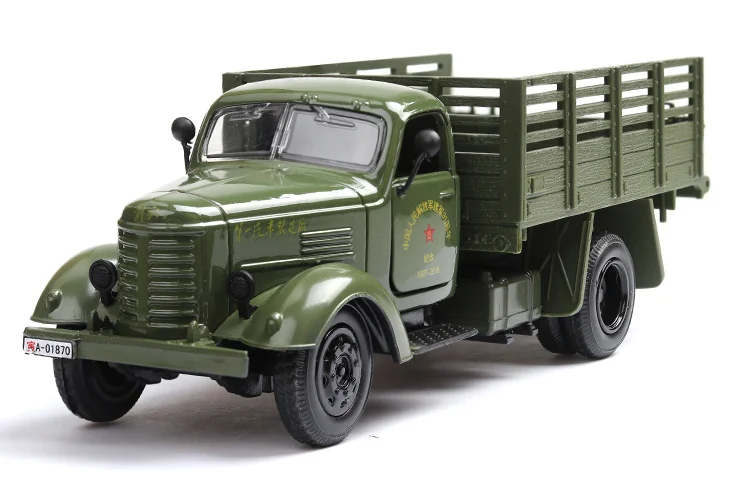 Модель грузовика из сплава 1:36 военный грузовик Matel модель Dongfeng Jiefang с откидной