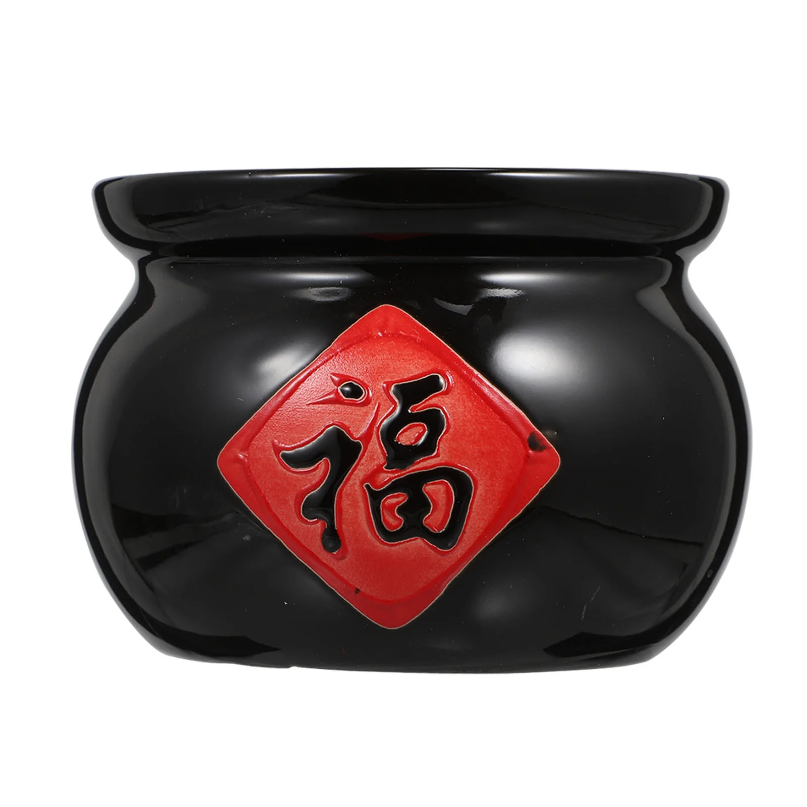 

1 шт. мини керамическая банка модель микро сцена Декор фотобанка декор черный