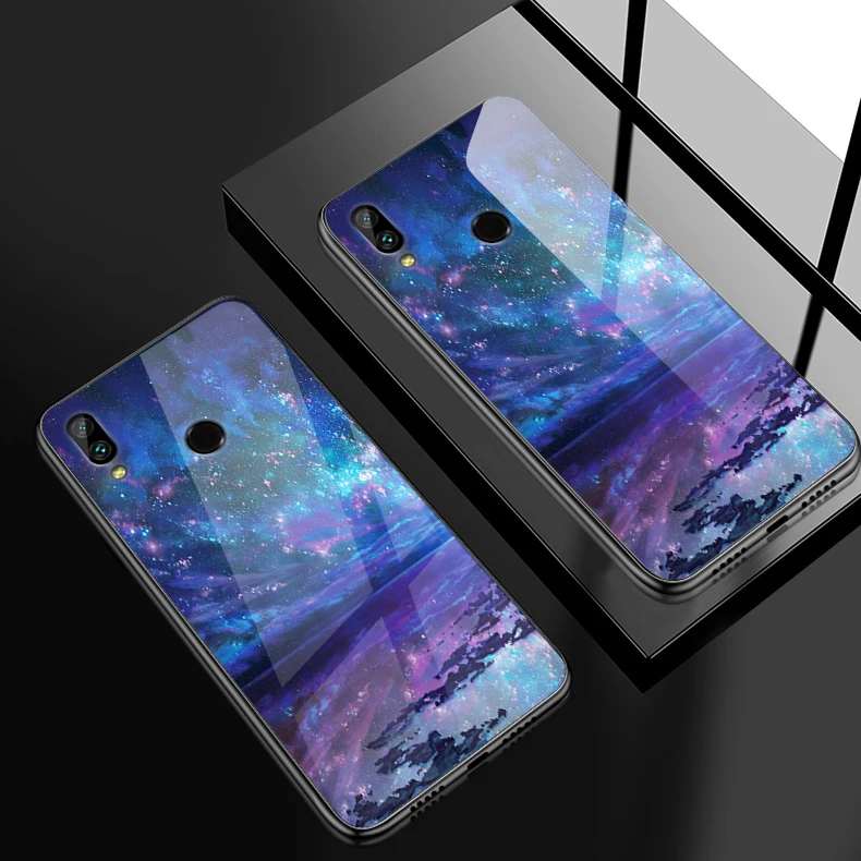 W217 Чехол для телефона для Huawei Honor 6X 7A 7C 7X 8A 8X9 облегченное закаленное стекло крышка Y6 Y9 Y7 премьер-профессионал Magic2 защиты оболочки - Цвет: W217