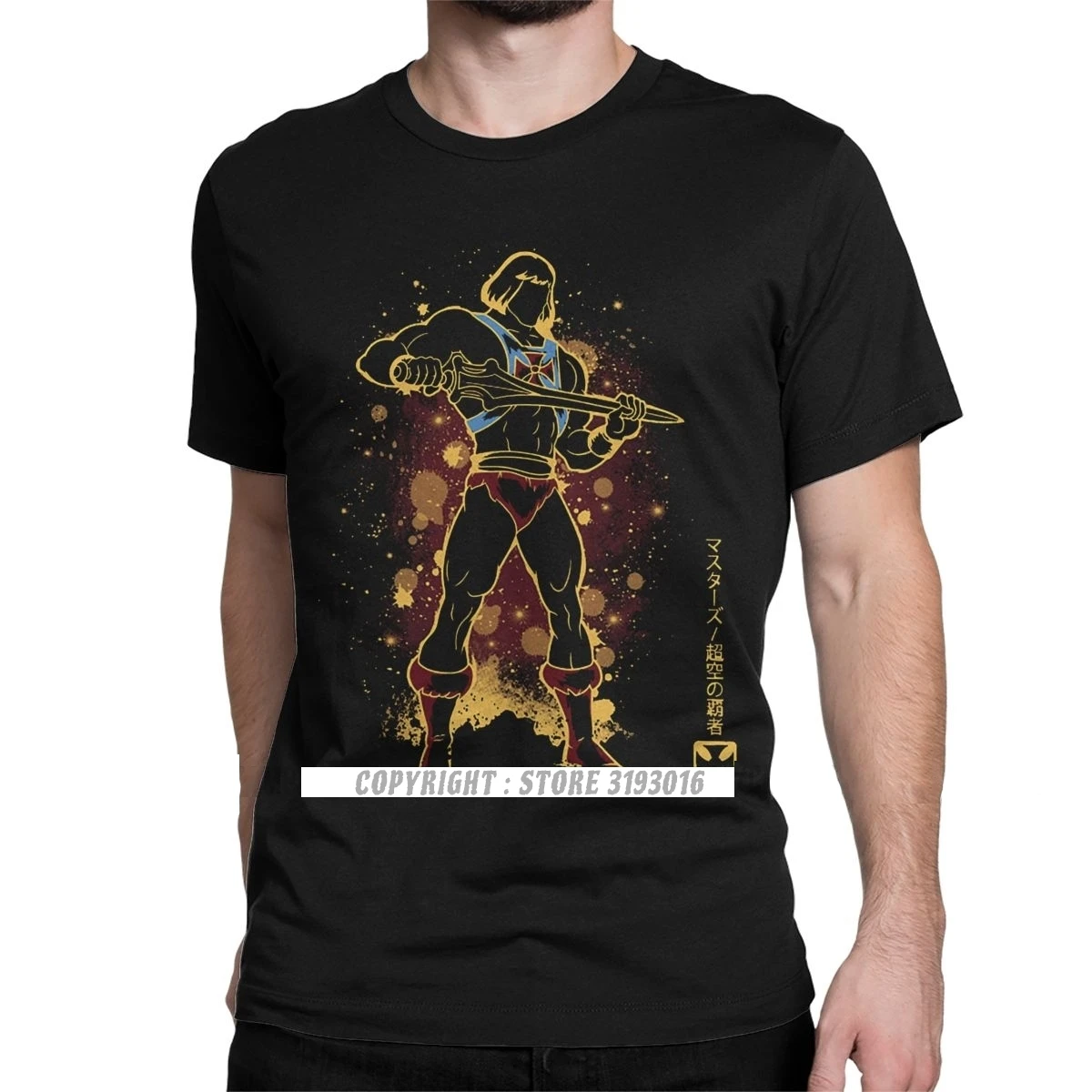 

Забавная футболка He-Man The Eternian Of The Universe, мужские футболки со скелетором, футболки из чистого хлопка с надписью «She-Ra Beast» в стиле 80-х