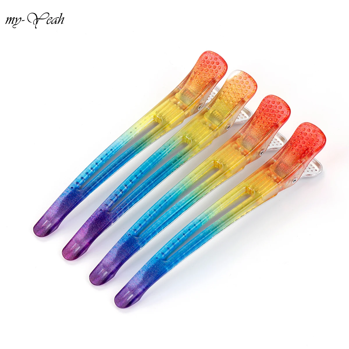 4/6 шт./компл. Черный Холдинг Зажим для укладки волос на плоской подошве утиный