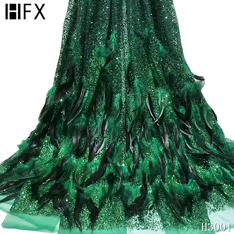 HFX африканская кружевная ткань 2020 высококачественное кружево французский тюль