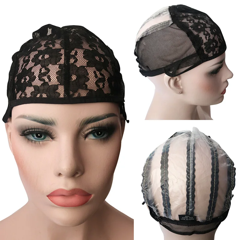 

3PCS/lot Wholesale Cheap Breathable Lace Cap Wigs for Making Wig Net Wig Cap Wig Caps Human Hair Black Women