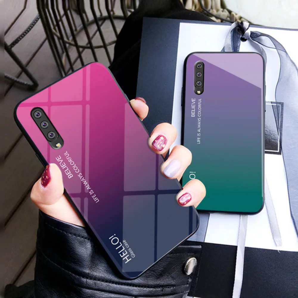 Чехол из закаленного стекла для Samsung Galaxy J3 J5 J7 2017 J2 Pro Prime Laser Phone чехол J4 Core J6 Plus J710