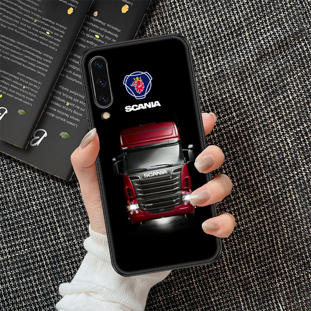 

trucks car saab logo Phone case For Samsung Galaxy A 3 5 7 8 10 20 21 30 40 50 51 70 71 E S 2016 2018 4G black 3D shell painting