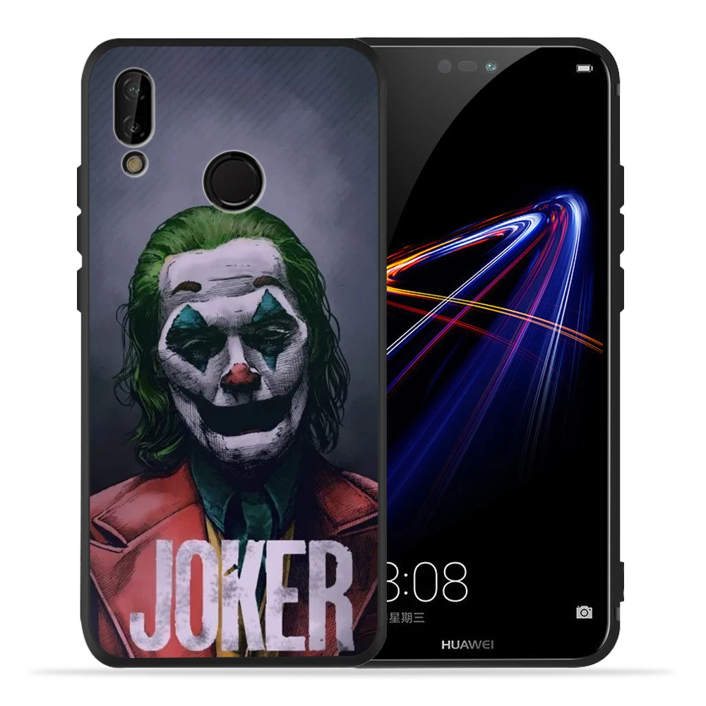 Joker 2019 Phone Case For Huawei p20 Pro P20 Lite case P30 P9 P8 P10 Honor 8X Luxury 9X 10 20 Coque Soft Silicone Funda Etui |